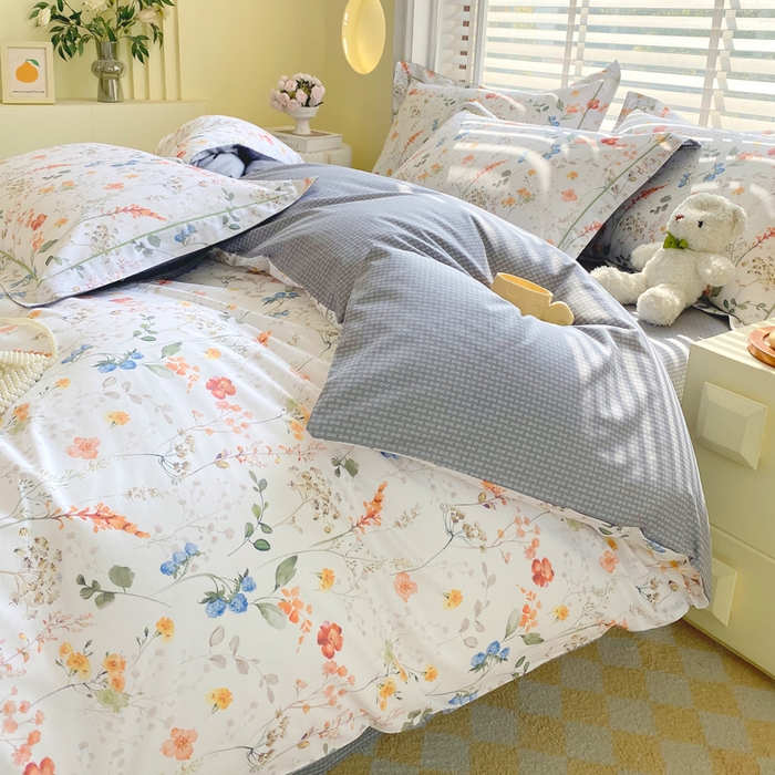 91家纺网 家纺一手货源 找家纺 星期三家纺 2025年5月春夏新款铂金全棉13372四件套（加老板微信有会员价） 樊情