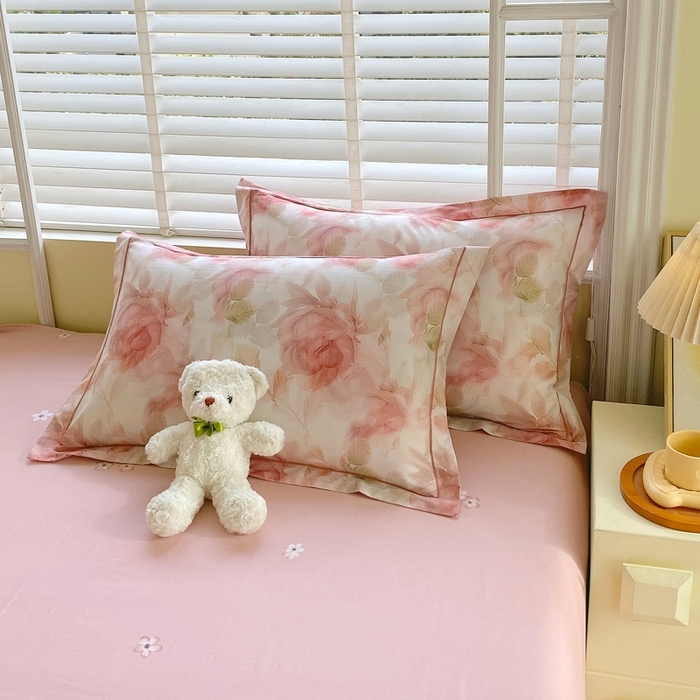 91家纺网 家纺一手货源 找家纺 星期三家纺 2025年5月春夏新款铂金全棉13372四件套（加老板微信有会员价） 予安