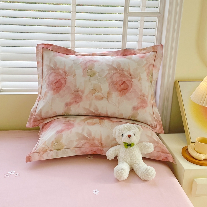 91家纺网 家纺一手货源 找家纺 星期三家纺 2025年5月春夏新款铂金全棉13372四件套（加老板微信有会员价） 予安