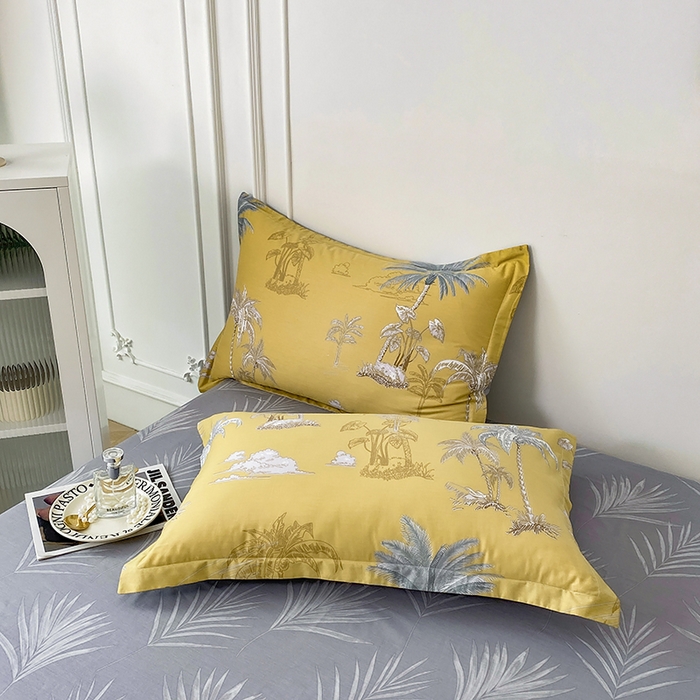 91家纺网 家纺一手货源 找家纺 星期三家纺 2025年5月春夏新款铂金全棉13372四件套（加老板微信有会员价） 玉树