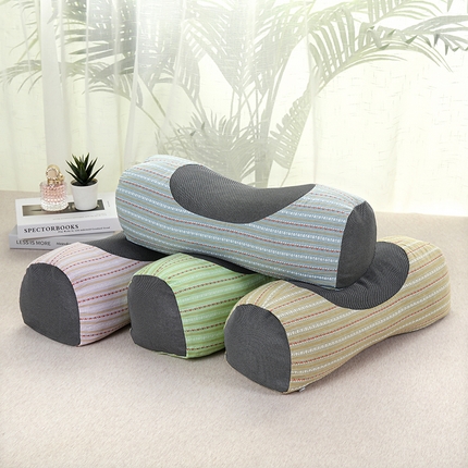 91家纺网 家纺一手货源 找家纺 （总）2025新款3D条纹荞麦壳枕头全棉水洗棉睡眠12味花草元宝枕护颈椎枕芯