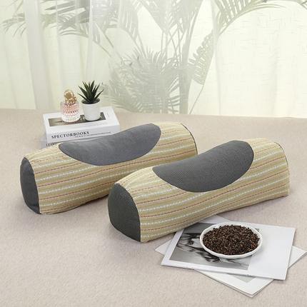 91家纺网 家纺一手货源 找家纺 （总）2025新款3D条纹荞麦壳枕头全棉水洗棉睡眠12味花草元宝枕护颈椎枕芯
