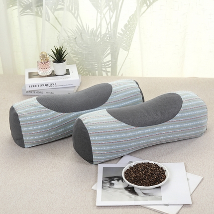 91家纺网 家纺一手货源 找家纺 （总）2025新款3D条纹荞麦壳枕头全棉水洗棉睡眠12味花草元宝枕护颈椎枕芯