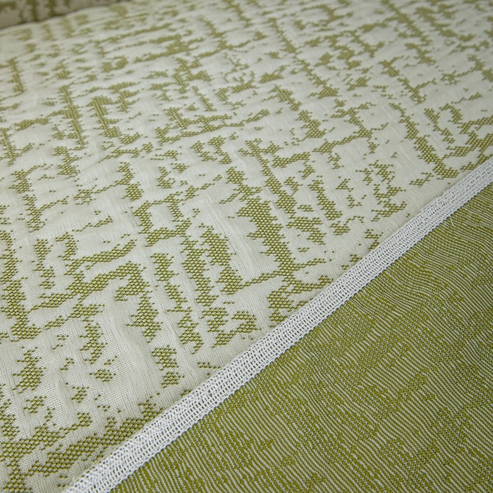 91家纺网 家纺一手货源 找家纺 沐沐家纺 2026新款夏茵沙发套 抹茶绿