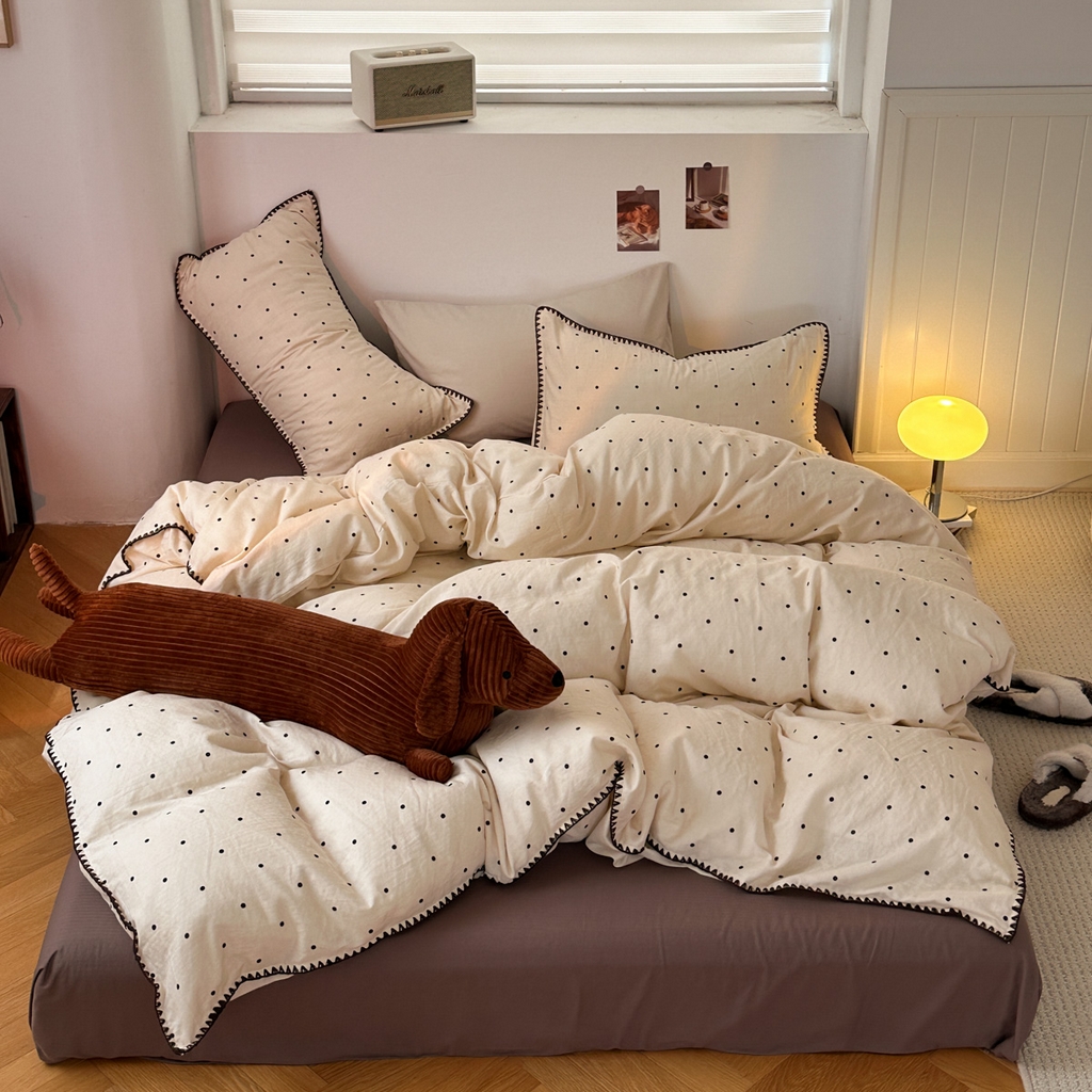 91家纺网 家纺一手货源 找家纺 （总）洋铭区（原狠狠爱） 2025新款全棉双层纱系列四件套