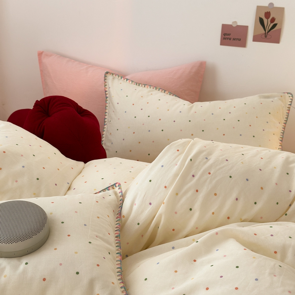 91家纺网 家纺一手货源 找家纺 （总）洋铭区（原狠狠爱） 2025新款全棉双层纱系列四件套