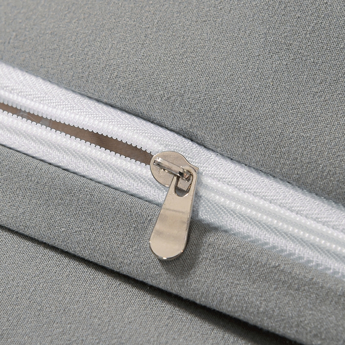 91家纺网 家纺一手货源 找家纺 优美 2025新款一字绣提花四件套系列 曼珠莎华（银灰）