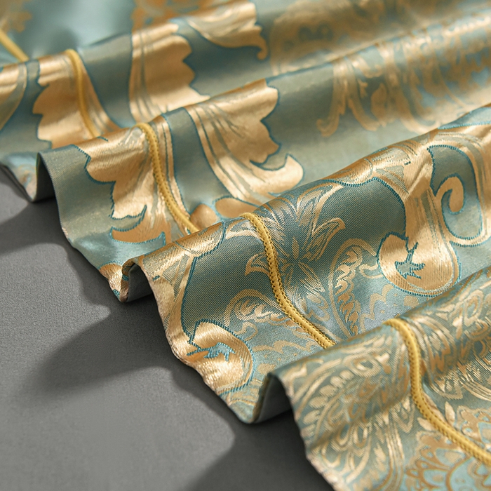 91家纺网 家纺一手货源 找家纺 优美 2025新款一字绣提花四件套系列 奢华风情（金兰）