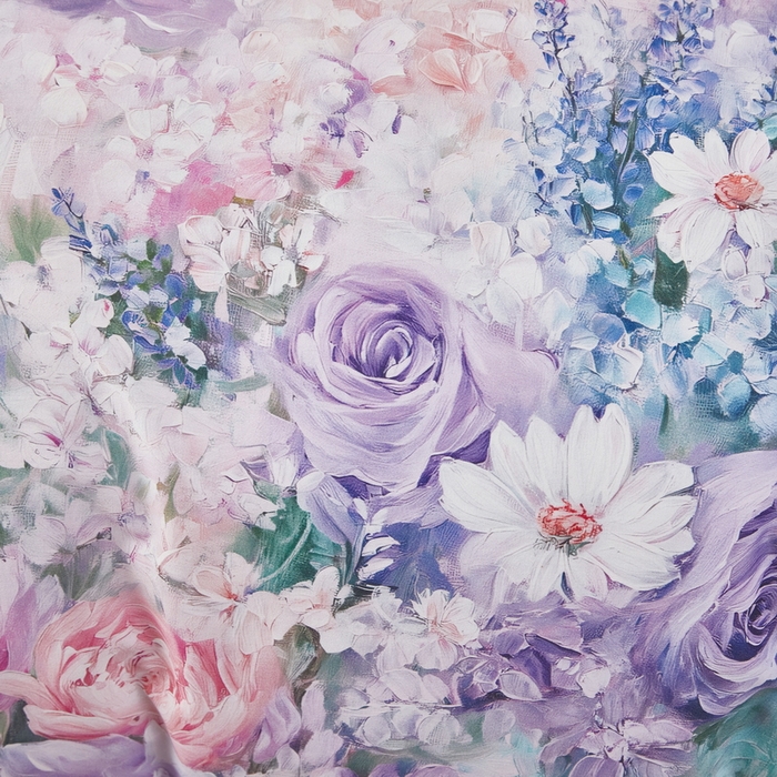 91家纺网 家纺一手货源 找家纺 雲归梦 2025春夏新款全棉纯棉5D数码印花四件套 山樱漫语