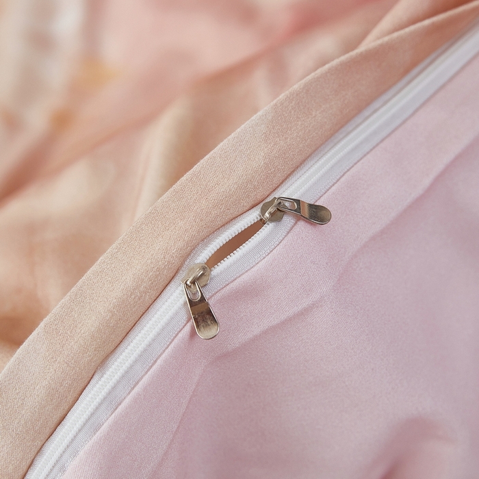 91家纺网 家纺一手货源 找家纺 雲归梦 2025春夏新款全棉纯棉5D数码印花四件套 盛世牡丹-粉