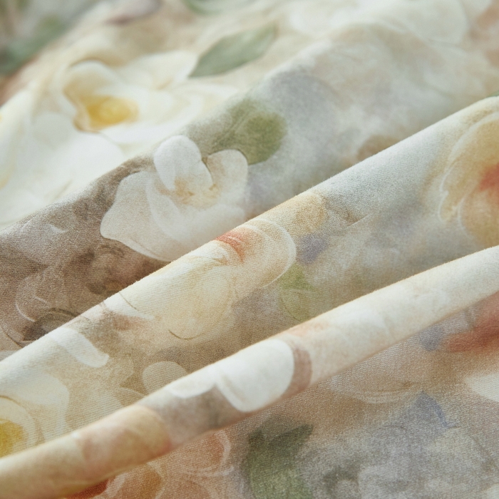 91家纺网 家纺一手货源 找家纺 雲归梦 2025春夏新款全棉纯棉5D数码印花四件套 如若梦境-绿