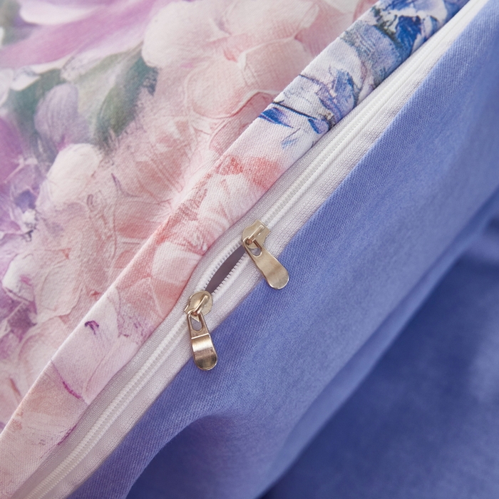 91家纺网 家纺一手货源 找家纺 雲归梦 2025春夏新款全棉纯棉5D数码印花四件套 山樱漫语