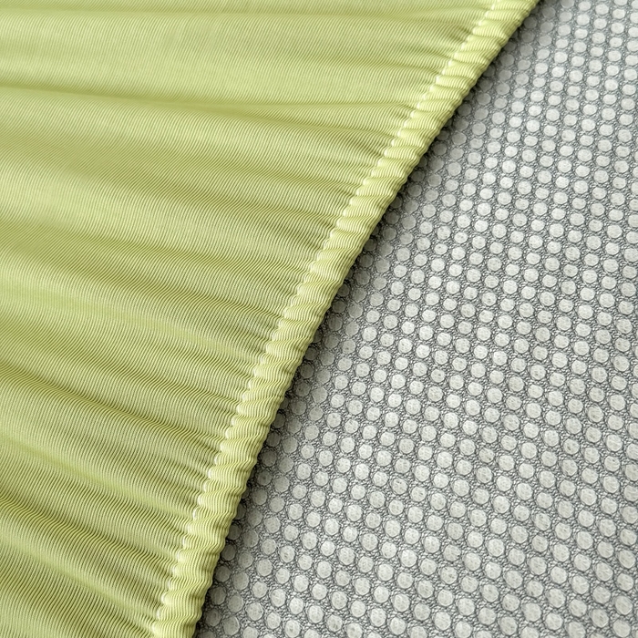 91家纺网 家纺一手货源 找家纺 卡罗兰 2025新款豆豆凉席小冰熊床裙床笠款 水绿-床笠