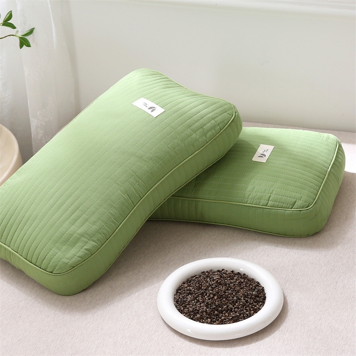 91家纺网 家纺一手货源 找家纺 （总）珍贝家纺 2025新款荞麦壳面包枕枕头枕芯