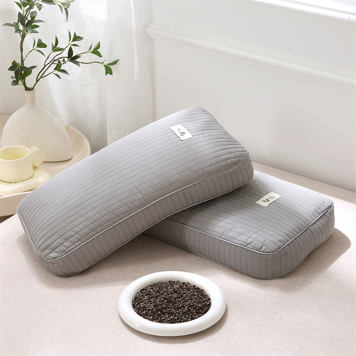 91家纺网 家纺一手货源 找家纺 （总）珍贝家纺 2025新款荞麦壳面包枕枕头枕芯