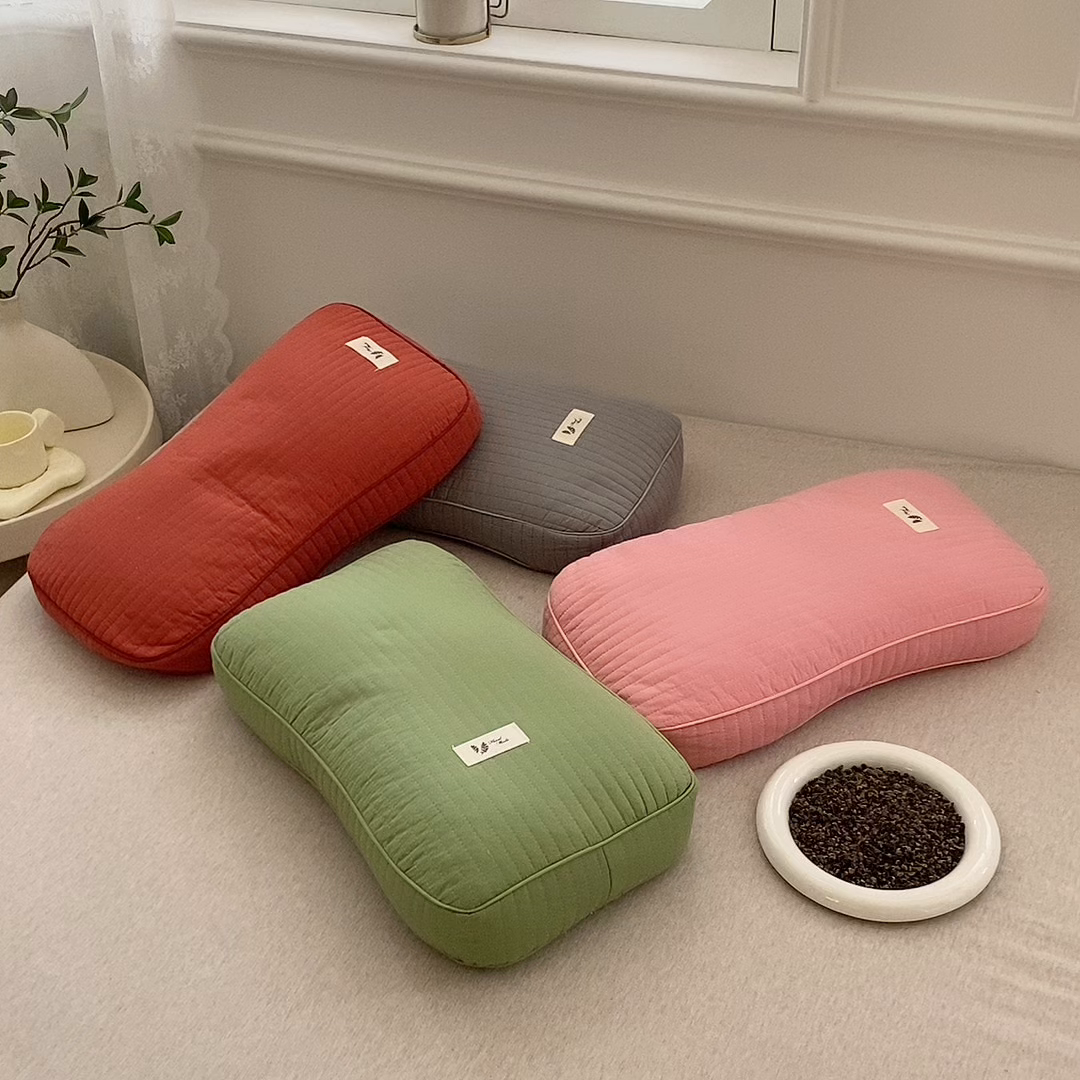 91家纺网 家纺一手货源 找家纺 （总）珍贝家纺 2025新款荞麦壳面包枕枕头枕芯