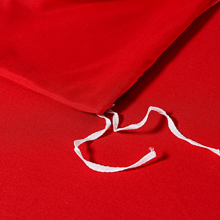 91家纺网 家纺一手货源 找家纺 优美 2025新款高克重贡缎提花四件套系列 花间飞舞-大红