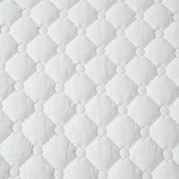 91家纺网 家纺一手货源 找家纺 丽诺床垫 2025春夏新款酒店款双面全棉抗菌床褥 酒店双面全棉抗菌床褥-白色