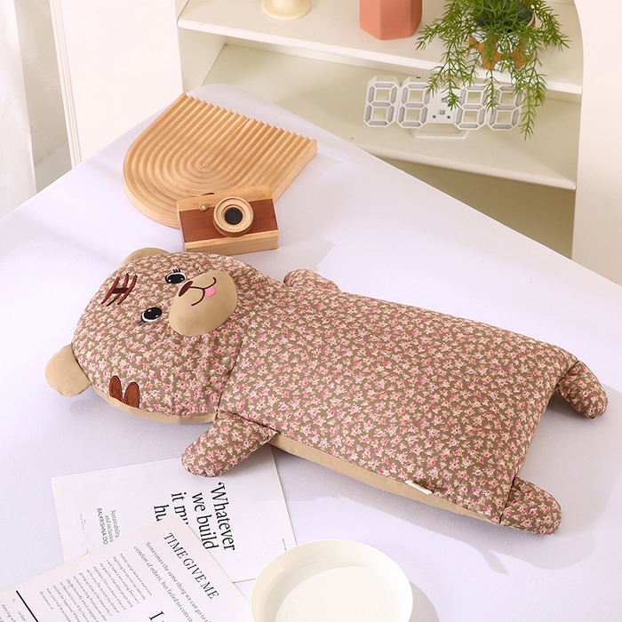 91家纺网 家纺一手货源 找家纺 （总）蔻眠 小虎牙-全棉卡通荞麦枕儿童学生成人护颈枕芯