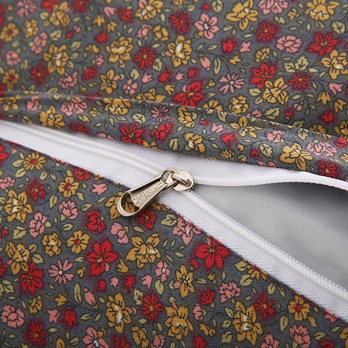 91家纺网 家纺一手货源 找家纺 蔻眠 2025可爱猫-凉感丝荞麦护颈枕头儿童卡通枕芯 灰色 30x65cm