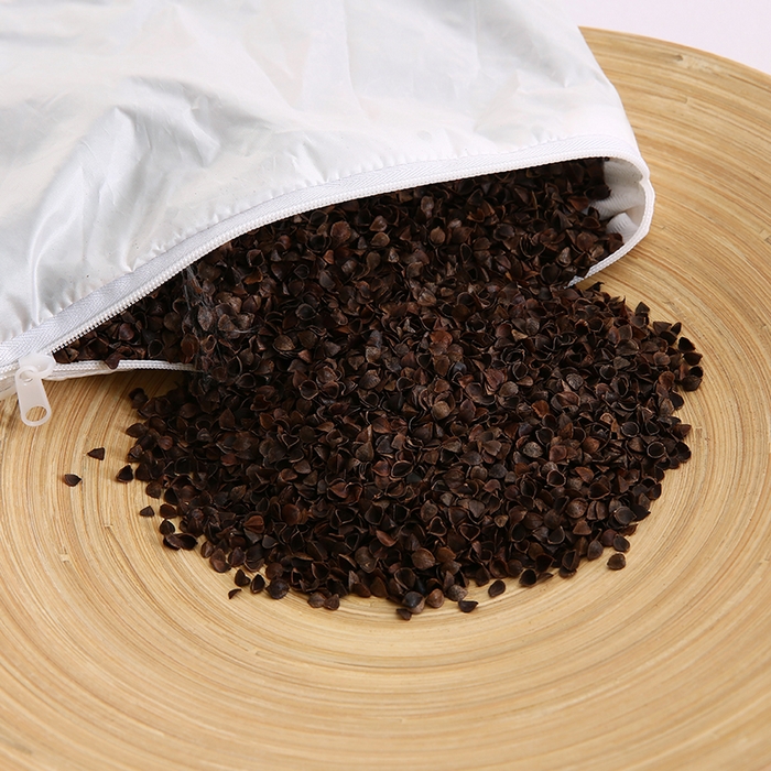 91家纺网 家纺一手货源 找家纺 蔻眠 2025可爱猫-凉感丝荞麦护颈枕头儿童卡通枕芯 灰色 30x65cm