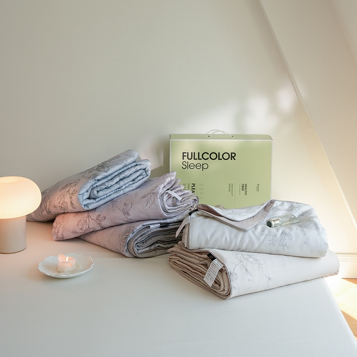 91家纺网 家纺一手货源 找家纺 禾时 2025新款60支奥地利进口兰精天丝数码印花夏被空调被夏凉被薄被子 组合+包装图仅供参考