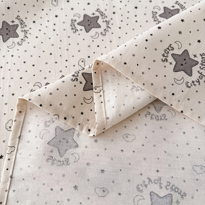 91家纺网 家纺一手货源 找家纺 红日子纺织品 2025新款直播热卖原棉提花锻条老粗布印花床单三件套 星晴