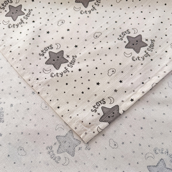 91家纺网 家纺一手货源 找家纺 红日子纺织品 2025新款直播热卖原棉提花锻条老粗布印花床单三件套 星晴