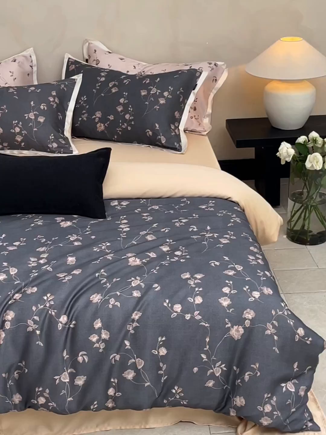 91家纺网 家纺一手货源 找家纺 （总）禾时 2025新款60S兰精天丝数码印花四件套