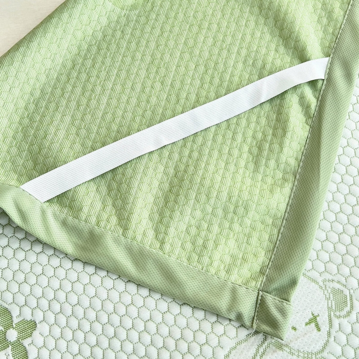 91家纺网 家纺一手货源 找家纺 找底底家纺 2025新款直播A类冰豆豆软席可机洗空调席子凉席三件套 暴力熊-草绿