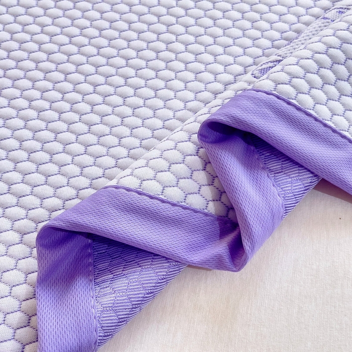 91家纺网 家纺一手货源 找家纺 找底底家纺 2025新款直播A类冰豆豆软席可机洗空调席子凉席三件套 卡皮巴拉-黛紫