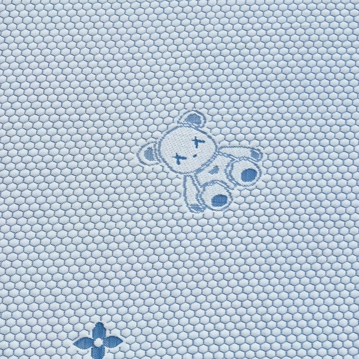 91家纺网 家纺一手货源 找家纺 找底底家纺 2025新款直播A类冰豆豆软席可机洗空调席子凉席三件套 暴力熊-天蓝