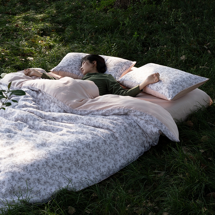 91家纺网 家纺一手货源 找家纺 （总）禾时 2025新款60S兰精天丝数码印花四件套