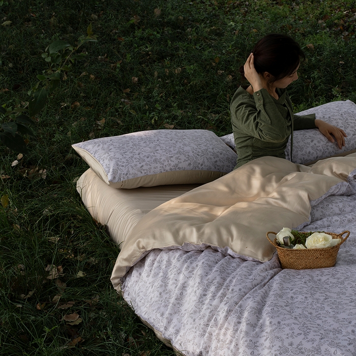 91家纺网 家纺一手货源 找家纺 （总）禾时 2025新款60S兰精天丝数码印花四件套