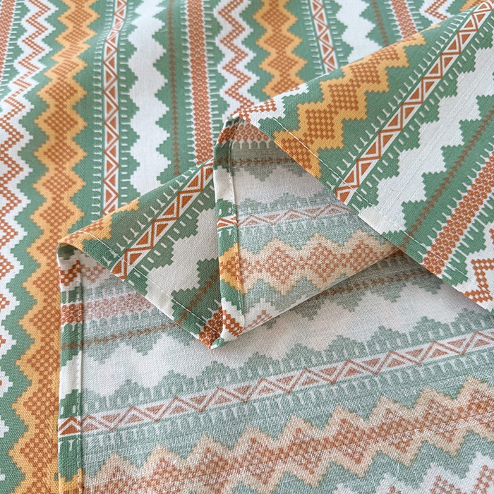 91家纺网 家纺一手货源 找家纺 红日子纺织品 2025新款直播热卖原棉提花锻条老粗布印花床单三件套 简爱