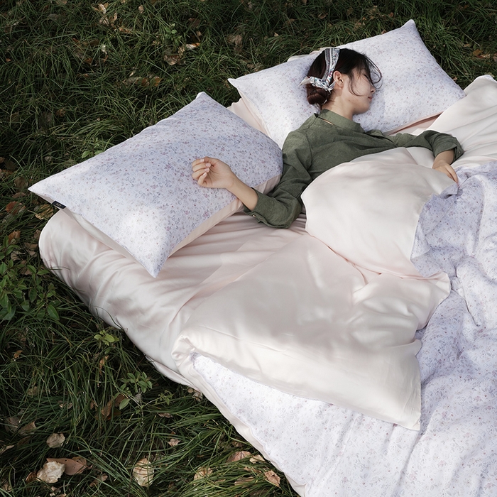 91家纺网 家纺一手货源 找家纺 （总）禾时 2025新款60S兰精天丝数码印花四件套