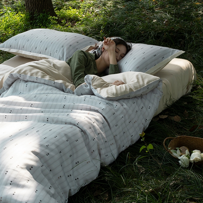 91家纺网 家纺一手货源 找家纺 （总）禾时 2025新款60S兰精天丝数码印花四件套