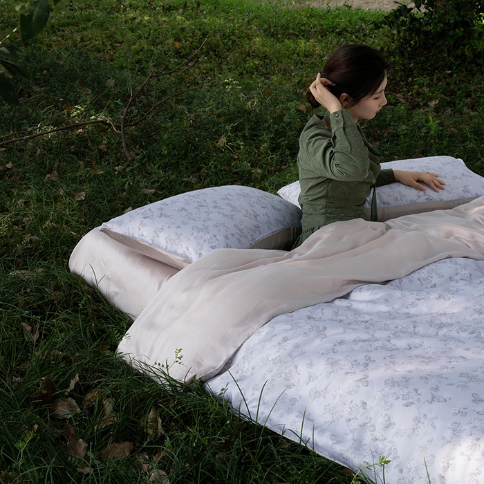 91家纺网 家纺一手货源 找家纺 （总）禾时 2025新款60S兰精天丝数码印花四件套