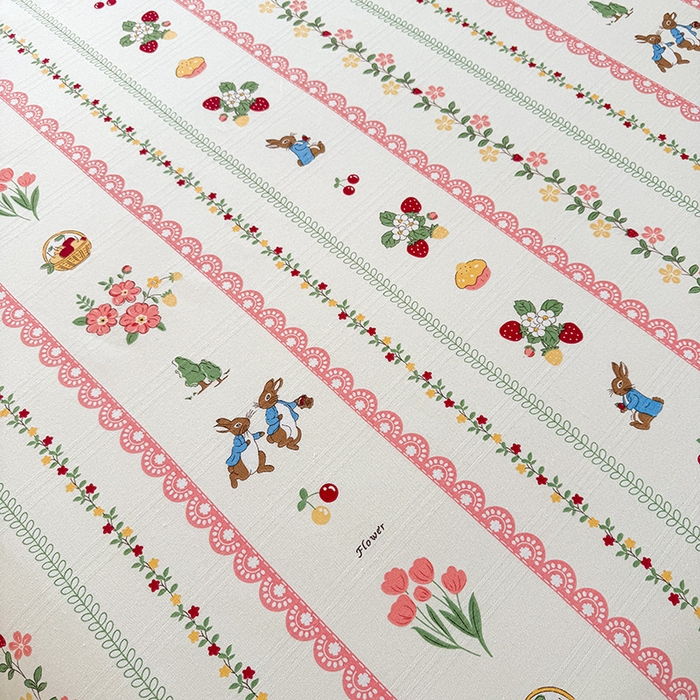 91家纺网 家纺一手货源 找家纺 红日子纺织品 2025新款直播热卖原棉提花锻条老粗布印花床单三件套 欢乐颂