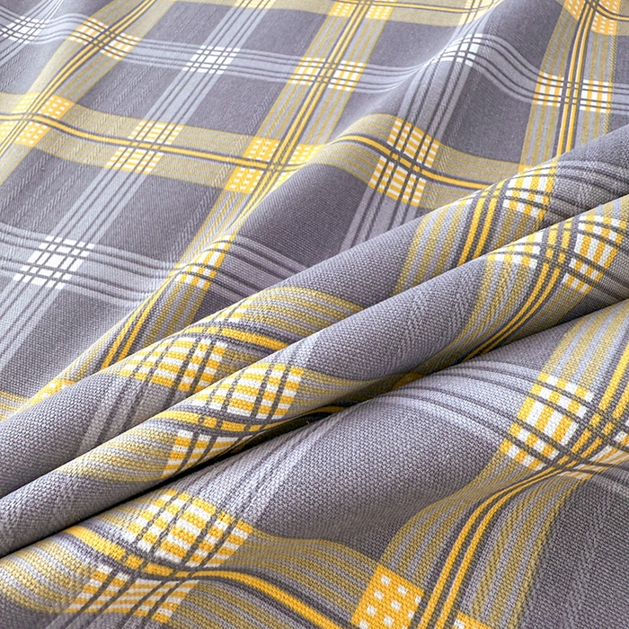 91家纺网 家纺一手货源 找家纺 红日子纺织品 2025新款直播热卖原棉提花锻条老粗布印花床单三件套 灰格