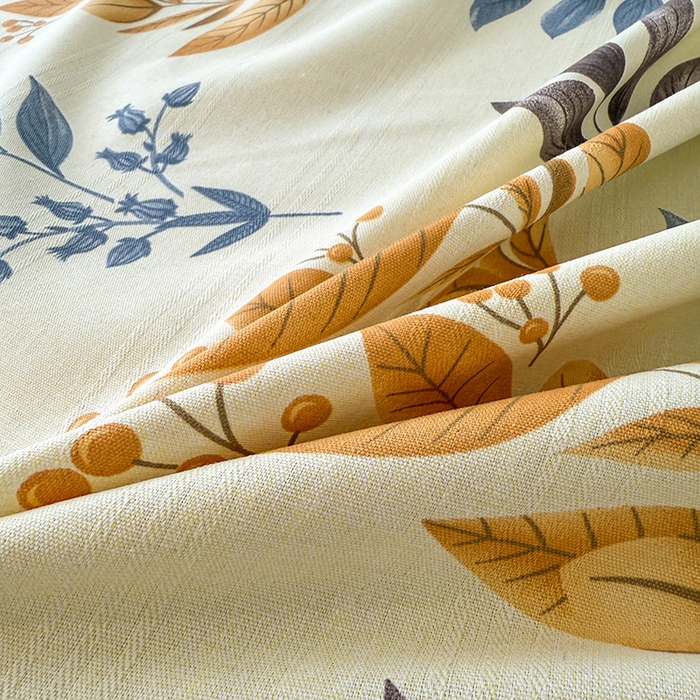 91家纺网 家纺一手货源 找家纺 红日子纺织品 2025新款直播热卖原棉提花锻条老粗布印花床单三件套 柳絮