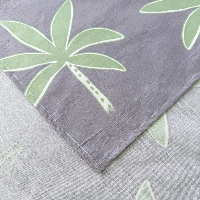 91家纺网 家纺一手货源 找家纺 红日子纺织品 2025新款直播热卖原棉提花锻条老粗布印花床单三件套 倩影