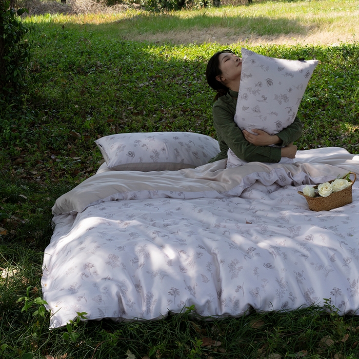 91家纺网 家纺一手货源 找家纺 禾时 2025新款60S兰精天丝数码印花四件套 知晓-玉