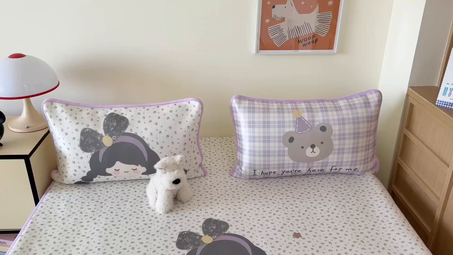 91家纺网 家纺一手货源 找家纺 美乐迪家纺 2025新款碳光凉感丝冰丝凉席席子 可爱女孩