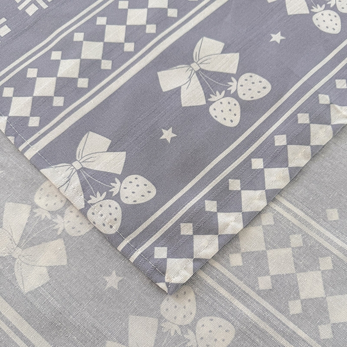 91家纺网 家纺一手货源 找家纺 红日子纺织品 2025新款直播热卖原棉提花锻条老粗布印花床单三件套 格子铺