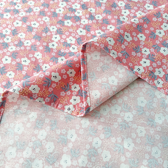 91家纺网 家纺一手货源 找家纺 红日子纺织品 2025新款直播热卖原棉提花锻条老粗布印花床单三件套 繁花-粉