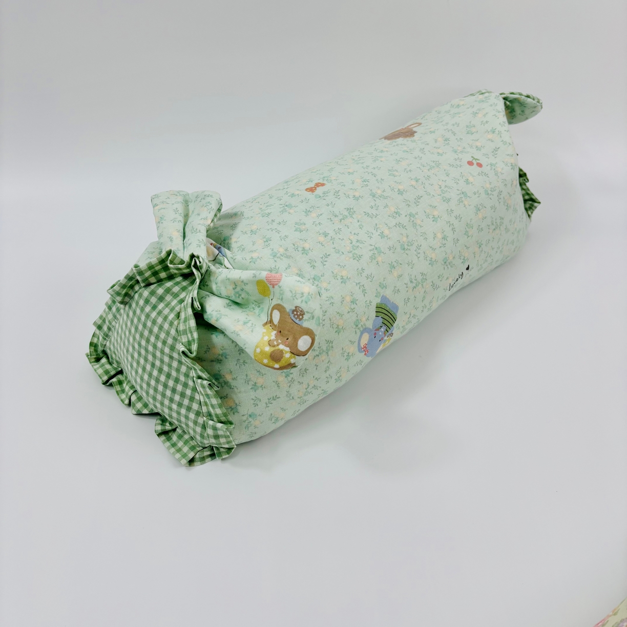 露函(原乐尔馨 )2025春夏新款全棉纯棉小碎花兔兔荞麦枕单枕头枕芯 梦小象 50x25cm/只