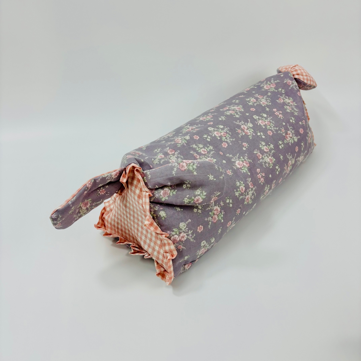 露函(原乐尔馨 )2025春夏新款全棉纯棉小碎花兔兔荞麦枕单枕头枕芯 紫韵恬梦 50x25cm/只