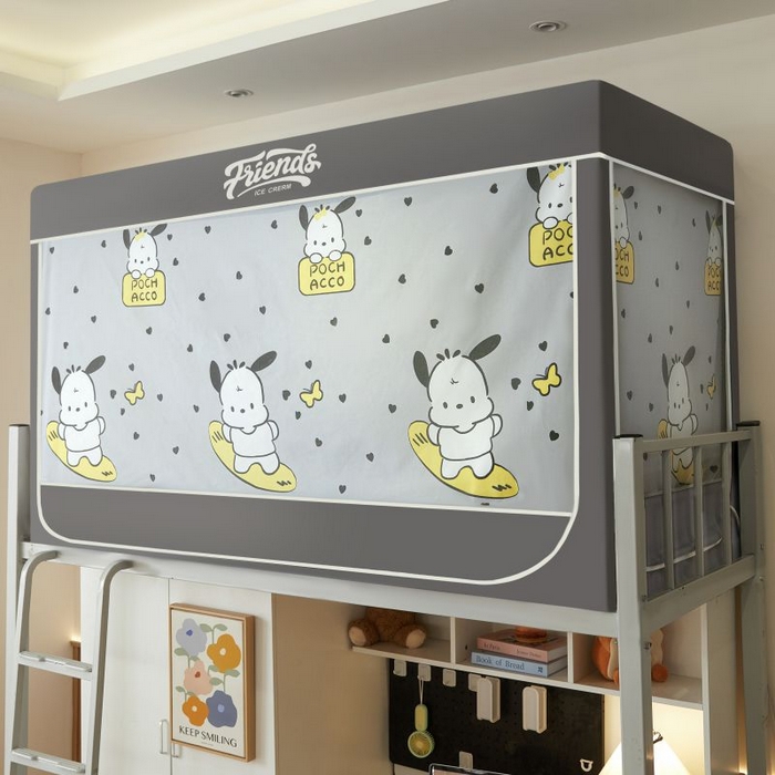 91家纺网 家纺一手货源 找家纺 爱上家居 2025新款遮光防蚊卡通学生蚊帐 帕恰狗