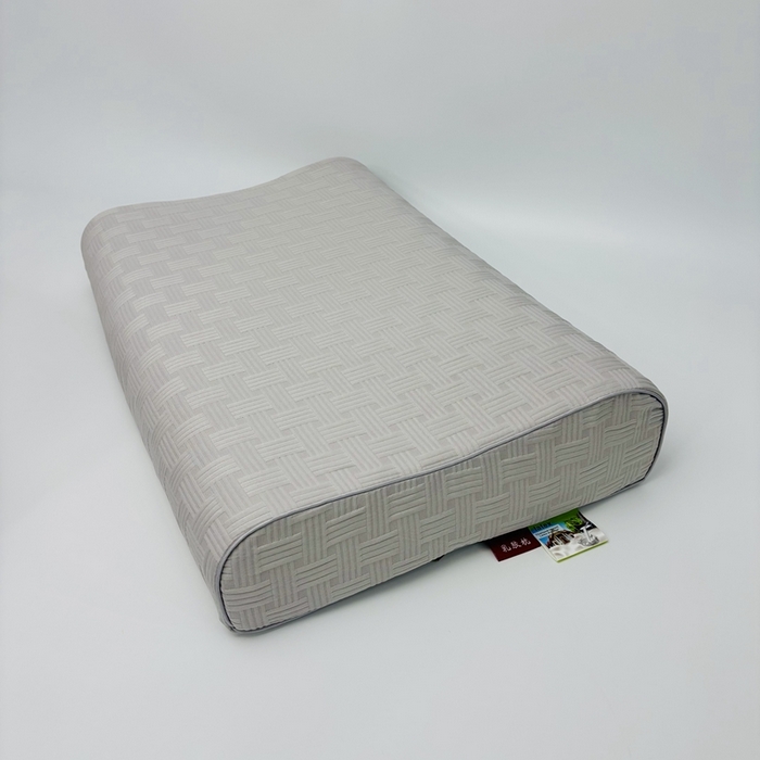 91家纺网 家纺一手货源 找家纺 露函(原乐尔馨 )2025新款华夫格乳胶记忆枕头枕芯 华夫格-灰40*60*10*12cm